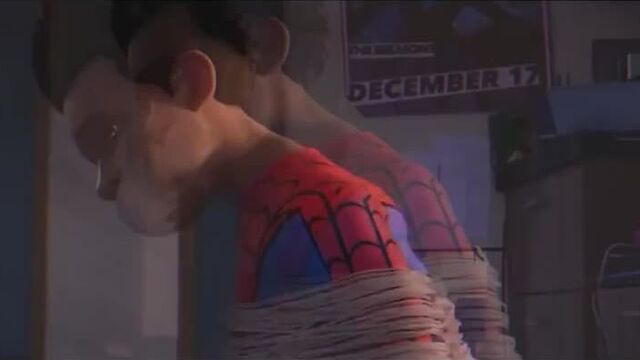 [ЧЕРНЫЙ КАБИНЕТ] ЧЕЛОВЕК-ПАУК: ЧЕРЕЗ ВСЕЛЕННЫЕ - ОБЗОР И АНАЛИЗ МУЛЬТФИЛЬМА / САМАЯ СИЛЬНАЯ СЦЕНА [Spider-Man]