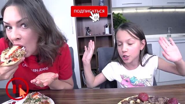 ВИКИ ШОУ - ПИЦЦА ЧЕЛЛЕНДЖ с паузой Чуть Не Лопнули От Смеха (Новое видео Viki Show)