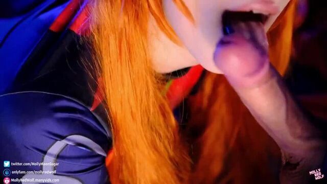 Аска жадно сосет член Cиндзи и играет со своей попкой - MollyRedWolf [порно, хентай, секс, трахает, русское, инцест, мамка РОБИН