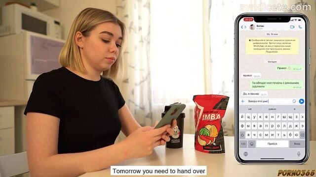 Пригласила соседа для домашки, а развела на жесткий трах...