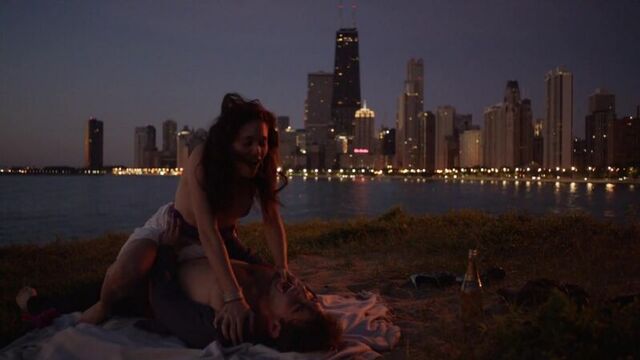 Emmy Rossum - Shameless (2012) (s02e01) (трахается на природе sex scene эротическая сцена из фильма знаменитость голая)