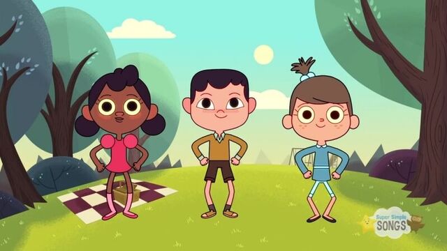 The Hokey Pokey Shake - Песня на английском языке с движениями