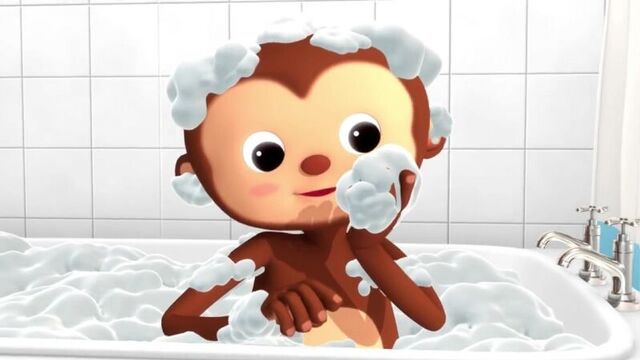 Bath Song - Nursery Rhymes - музыкальный мультфильм на английском языке для детей 0-6 лет