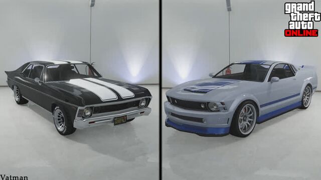 Declasse Vamos, Vapid Dominator или Vapid Pisswasser. Какой маслкар лучше?