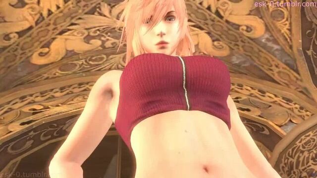 Futa face fuck pov