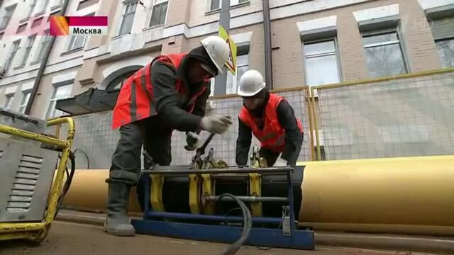 1 Канал. Репортаж о применении новых технологии на улицах Москвы