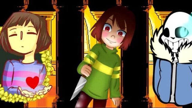 Undertale - ТРИО - Санс, Фриск, Чара - .Т.С.И.Л