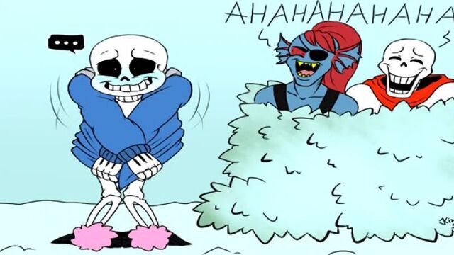 Undertale комикс _ Не совсем голый САНС