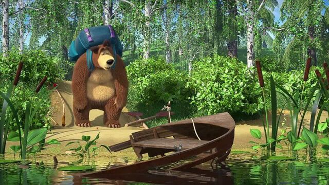 Маша и Медведь (5 сезон) 17. Макароны по-флотски!