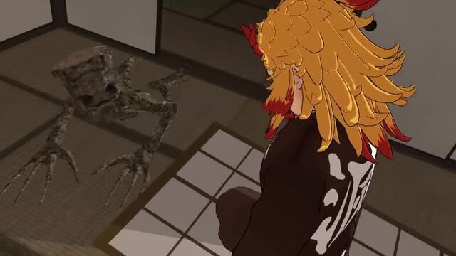 Kimetsu no yaiba. Kyoujurou Rengoku mmd.