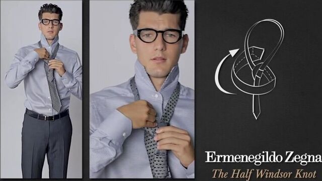 Как завязать узел Half Windsor