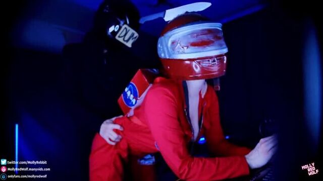 Импостер незаметно подкрался и жестко отымел меня! Among US MollyRedWolf [порно, хентай, секс, трахает, русское, инцест