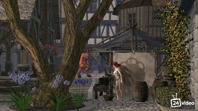 порно с монстром мультик