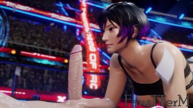 3D hentai porn cartoon порно мульт reina-blowjob-tekken-faustterm_1080p