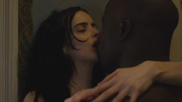 Кристен Риттер (Джессика Джонс) - Бешенный трах с Негром (Межрассовый секс в Кино)