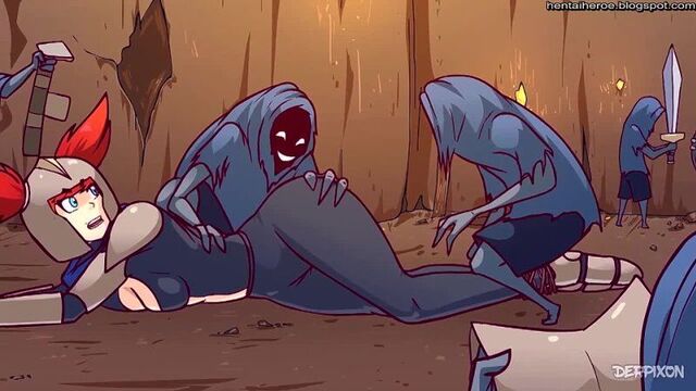 Толпа гоблинов изнасиловали девушек порно хентай