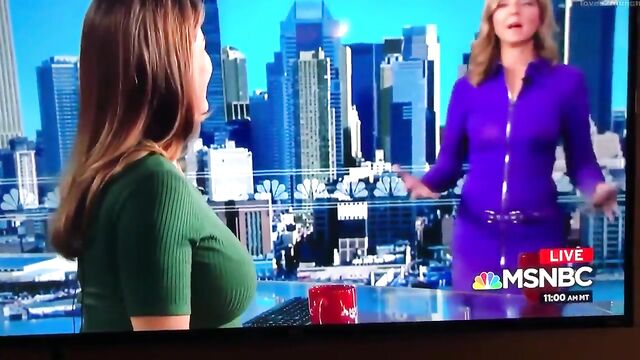 Hot mature news anchor Katy Tur gets her big boobs tit fucked