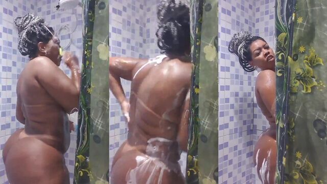 A very hot Japanese babe showing her body and getting naked on camera