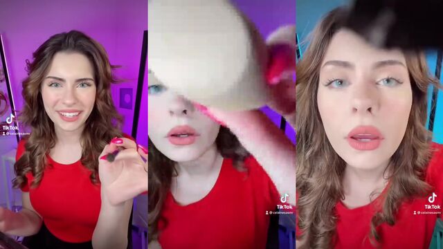 Hot Canadian girl Celaine fucks with a Greek guy and makes ASMR sounds