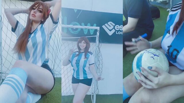 Erocosplay Melina's lewd sunshine in Argentina - Patreon exclusive