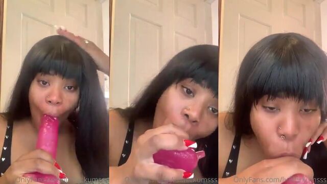 Freak ebony teen with big booty gets her ass pounded wet