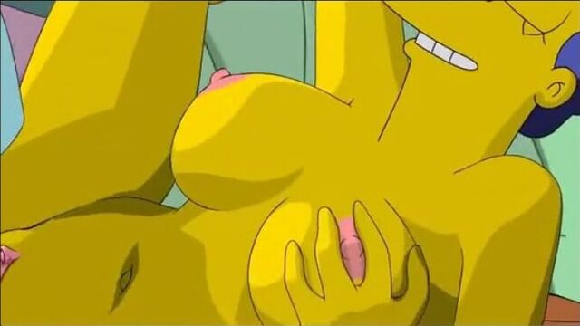 Мардж Симпсон и Гомер - горячая парочка