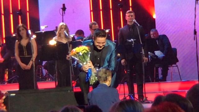 Андрей Дементьев. Москва, Кремль. Большой Юбилейный Сольный концерт Сергея Волчкова. 18 апреля 2018 года.