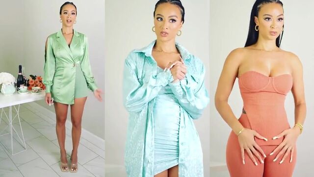 Drayamichele in hot and steamy lesbian sex