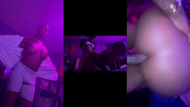 TSCarter gets her pussy stuffed with cock and cum