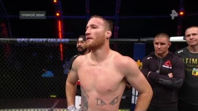 Хабиб Нурмагомедов vs Джастин Гэтжи. Полный бой. Запись с РЕН ТВ. Прямой эфир. UFC254