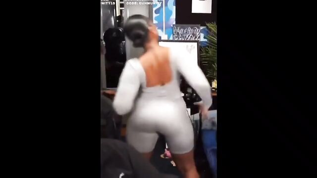Thick ebony ass twerks its way to fame on TikTok and YouTube