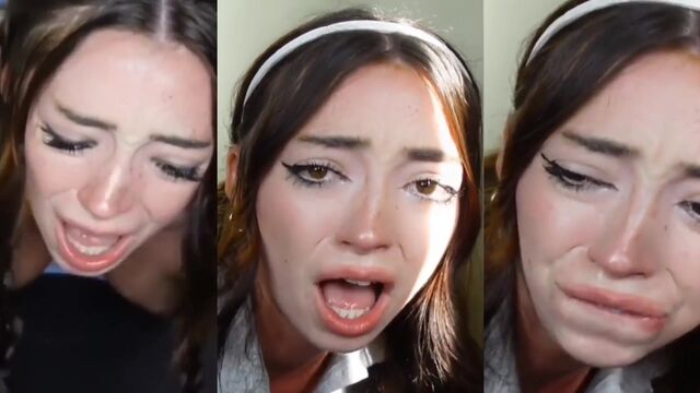 Horny chick bounces hard on funny face