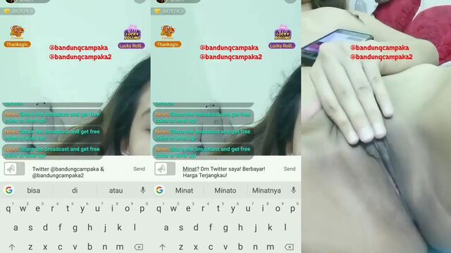 A sexy Malay couple having their first time experience on BigO Live
