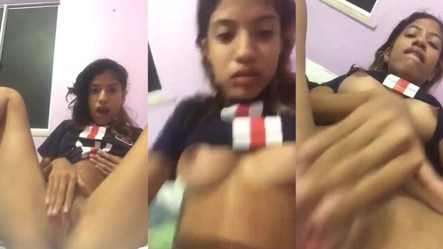 A hot Brazilian twerking video with a naked scene