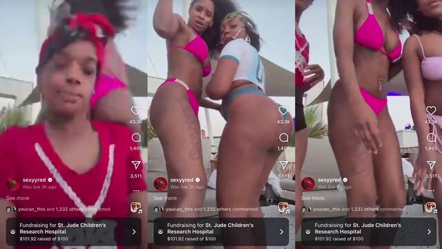 Sexy Redd shows her skills in sensual backshots on Instagram