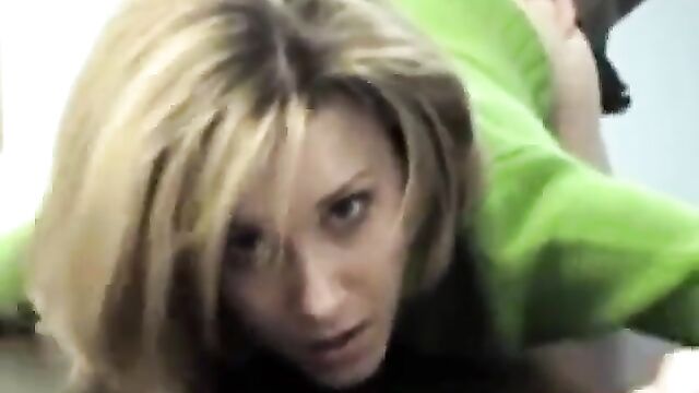An amateur MILF with big tits gets fucked hard by a mature man