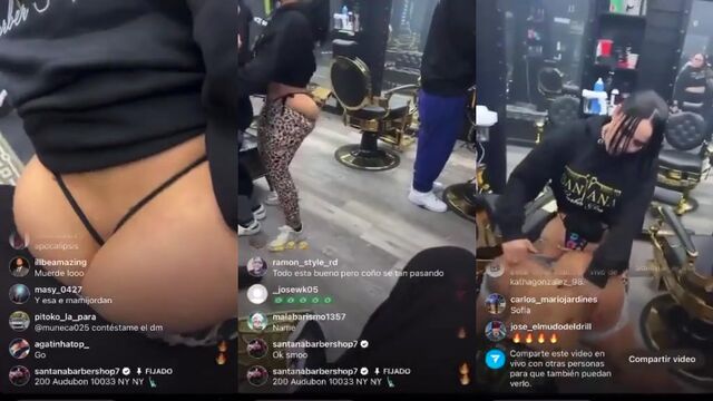 Cardi B’s Instagram Live with Meganee Janell gets wild at the barber shop