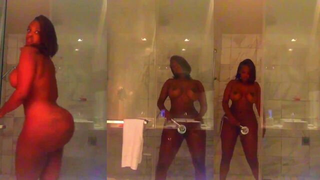 Thick African ass gets fingered and fucked hard