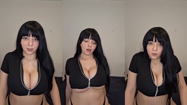 Latina Gostosa Vazada na Internet em JOI Punheta Guiada