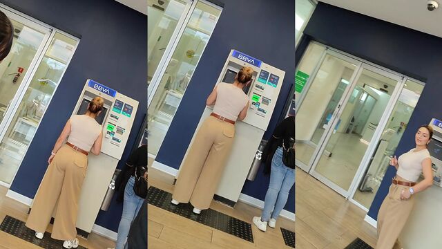 A voyeur captures the hot and spicy nalgona coqueta in action
