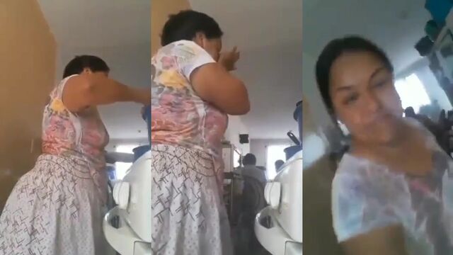 A mature woman with a big ass enjoys herself with a dildo