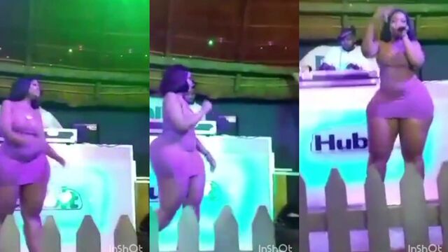 Candid African beauty with big ass gets touched in a compromising spot