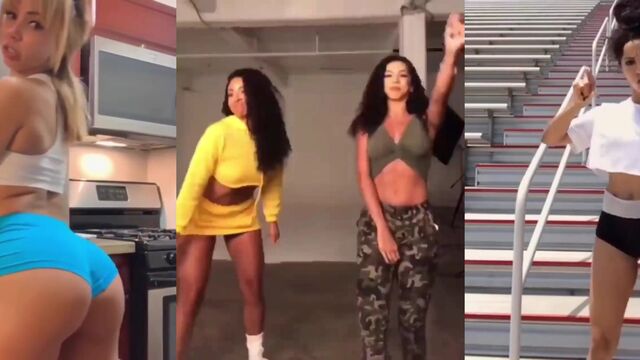 Petite girl Brittany Renner has a great slim booty that she loves to twerk