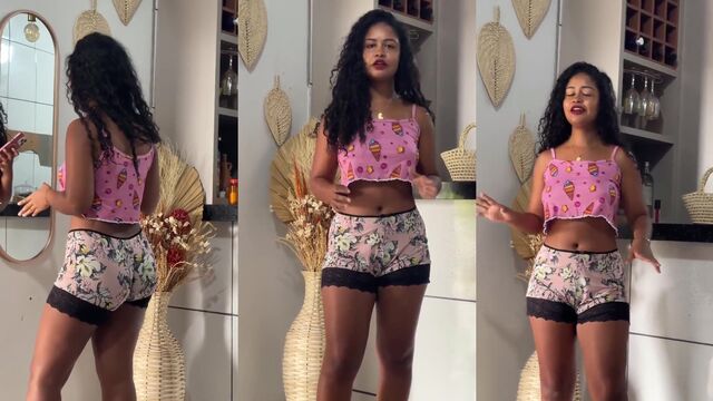 Famous influencer does TikTok dance challenge and gets fucked