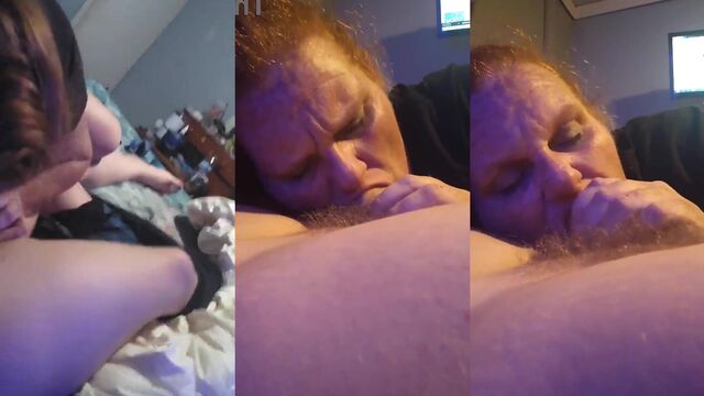 A hooker gave her head to a guy who paid for it
