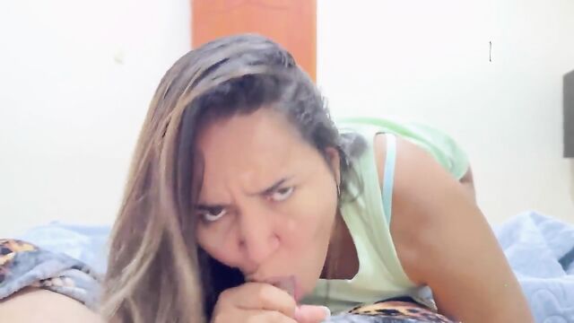 A hot Latina has sex with my friend and I recorded it