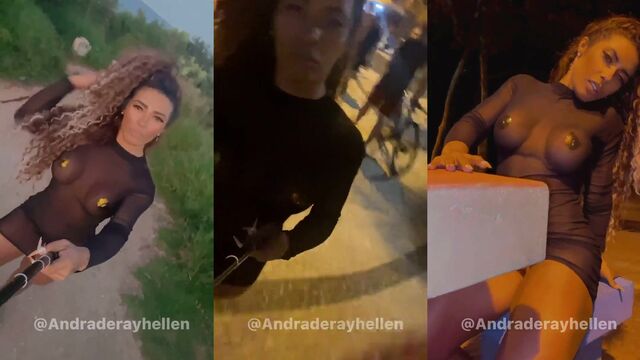 Morena Rayhellen Andrade shows her sexy body and gets naked on Tik Tok
