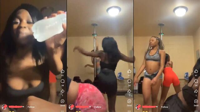 Twerking black ass and booty in Cincinnati Ohio with thots