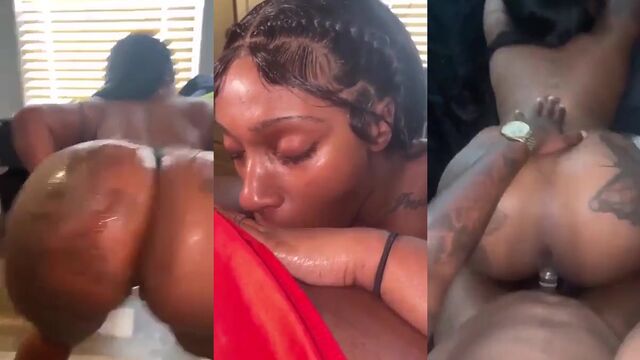 Juicy booty action on the 4th of July special