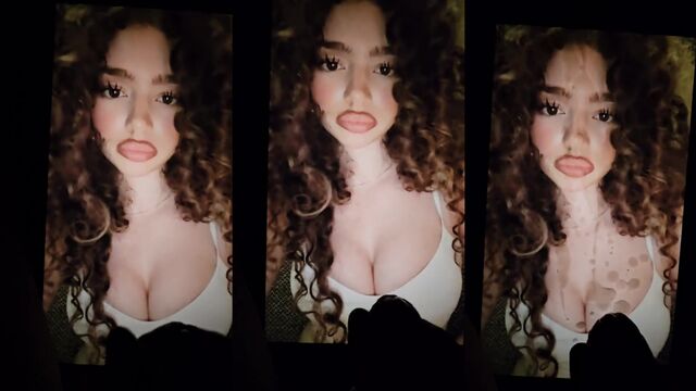 Demitra Kalogeras receives a passionate cum tribute in this steamy scene